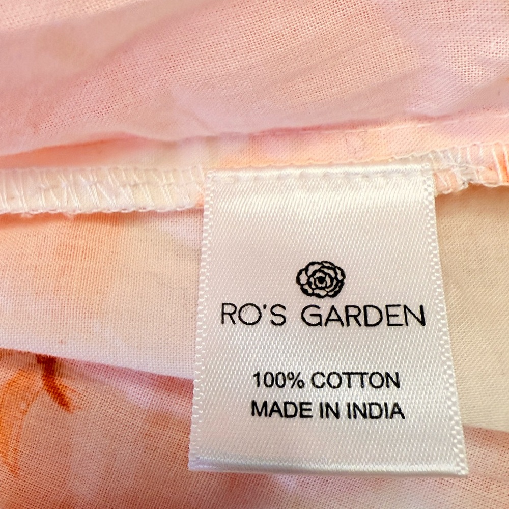 Ro's Garden Sasha Dress orange Pomme Floral size large - Picture 10 of 11